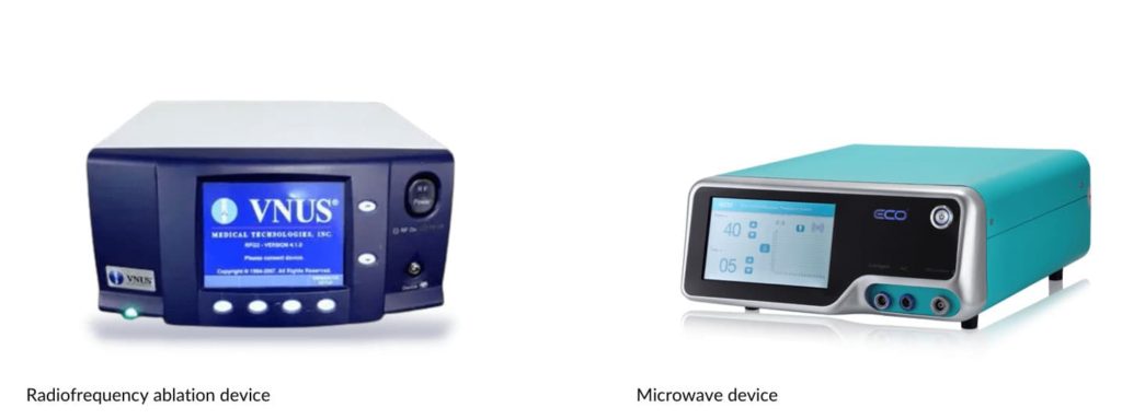 Radiofrequency ablation microwave